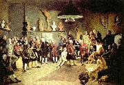 Johann Zoffany the founders of the royal academy of arts oil on canvas